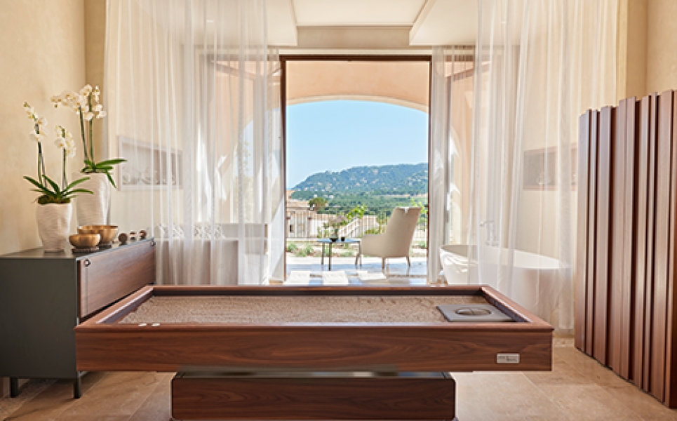 Park Hyatt Mallorca Wellness Behandlungsraum mit Sand Quartz