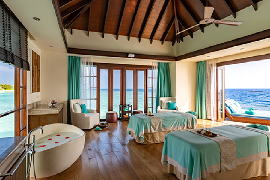 OZEN RESERVE BOLIFUSHI SPA VIP Treatment Room Interior3