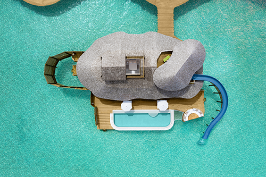 Soneva Jani 1BR Water Reserve aerial by Sandro Bruecklmeier2