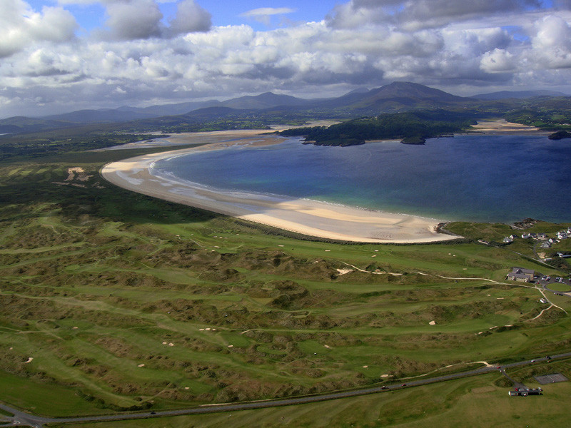 Rosapenna Golf Resort from the air 4