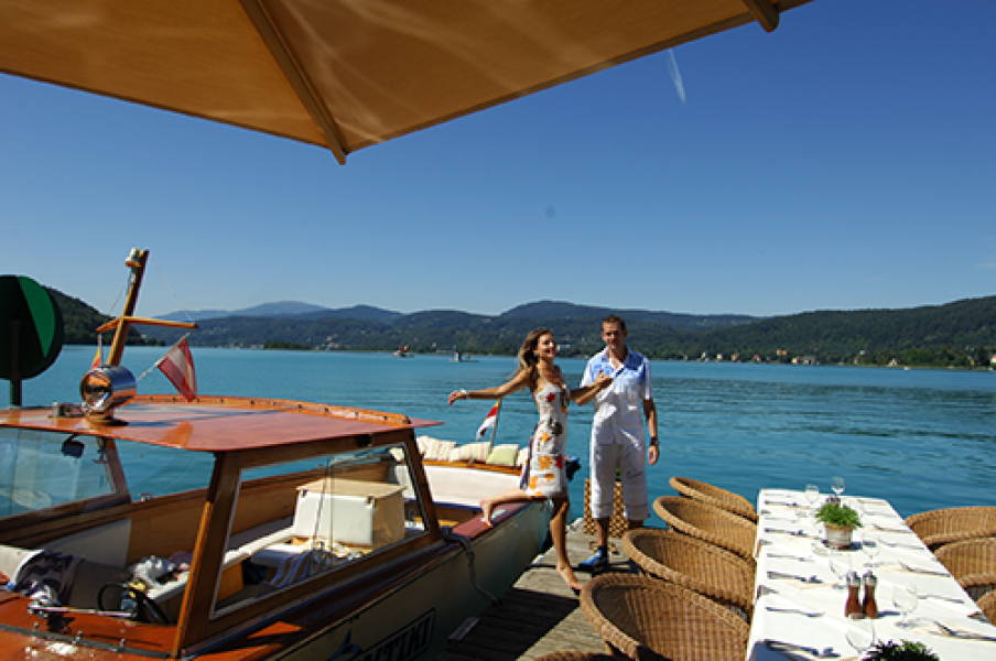 Per Boot zum Lunch c Worthersee Tourismus GmbH Foto Assam3